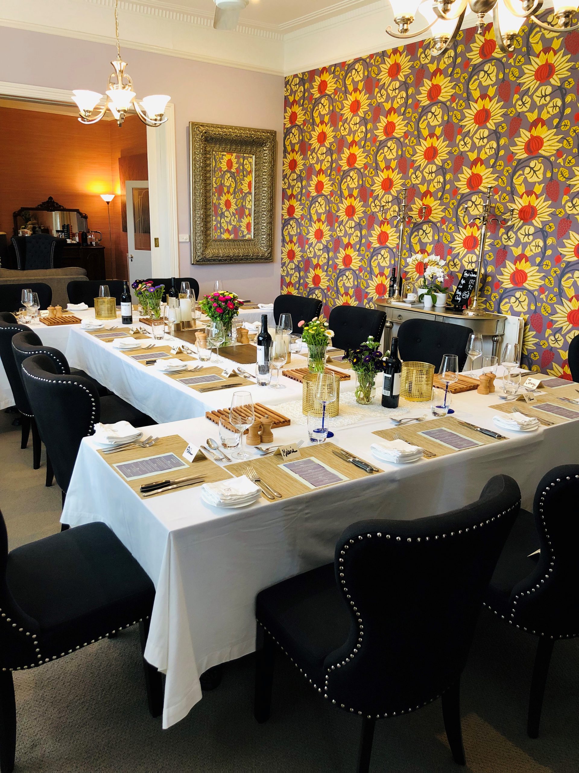 Private celebration setup